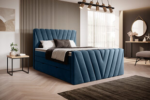 Кровать NORE Candice Lukso 40, 180x200 см, синего цвета цена и информация | Кровати | kaup24.ee
