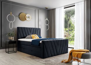 Кровать NORE Candice Monolith 79, 160x200 см, синий цвет цена и информация | Кровати | kaup24.ee