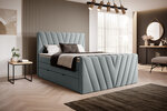 Кровать NORE Candice Savoi 100, 160x200 см, синего цвета
