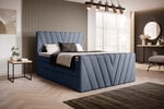 Кровать NORE Candice Poco 40, 160x200 см, синего цвета
