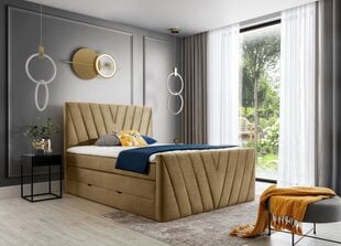 Кровать NORE Candice Nube 20, 160x200 см, бежевого цвета цена и информация | Кровати | kaup24.ee