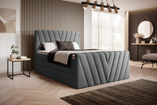 Кровать NORE Candice Vero 05, 140x200 см, серый цвет цена и информация | Кровати | kaup24.ee