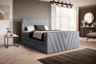 Кровать NORE Candice Poco 04, 140x200 см, серый цвет цена и информация | Кровати | kaup24.ee