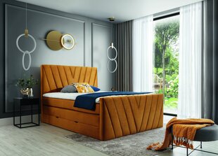 Кровать NORE Candice Nube 45, 140x200 см, желтый цвет цена и информация | Кровати | kaup24.ee