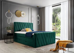 Кровать NORE Nube 35, 140x200 см, зеленый цвет цена и информация | Кровати | kaup24.ee