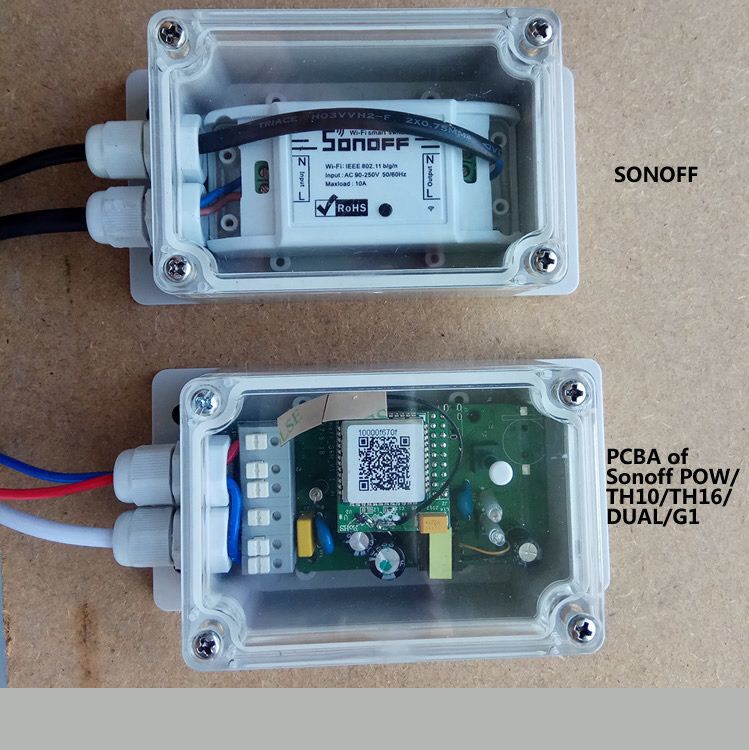 Sonoff 1-kanaliline nutirelee WiFi - 230VAC 2200W hind ja info | Valvesüsteemid, kontrollerid | kaup24.ee