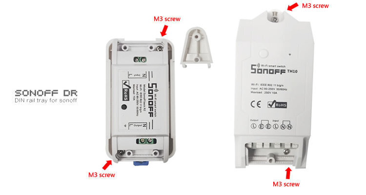 Sonoff 1-kanaliline nutirelee WiFi - 230VAC 2200W цена и информация | Valvesüsteemid, kontrollerid | kaup24.ee