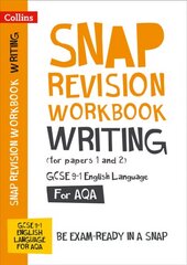 AQA GCSE 9-1 English Language Writing (Papers 1 & 2) Workbook: Ideal for Home Learning, 2022 and 2023 Exams hind ja info | Noortekirjandus | kaup24.ee