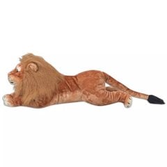 vidaXL pehme mänguasi lõvi, plüüs, pruun XXL hind ja info | Pehmed mänguasjad | kaup24.ee