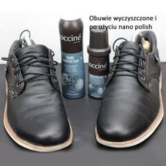 Бесцветный крем для обуви с губкой (очищение + блеск) Coccine nano polish, 75 мл цена и информация | Уход за одеждой и обувью | kaup24.ee