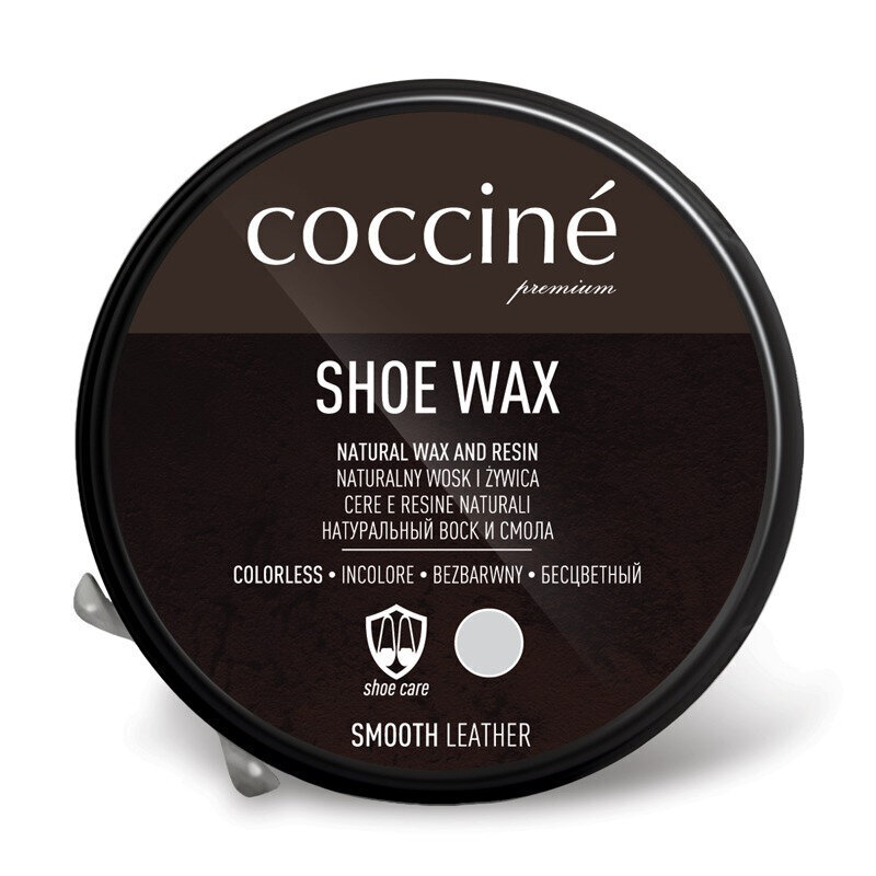 Nahast toodete värvitu hooldusrasv - Coccine shoe wax цена и информация | Rõivaste ja jalatsite hooldus | kaup24.ee