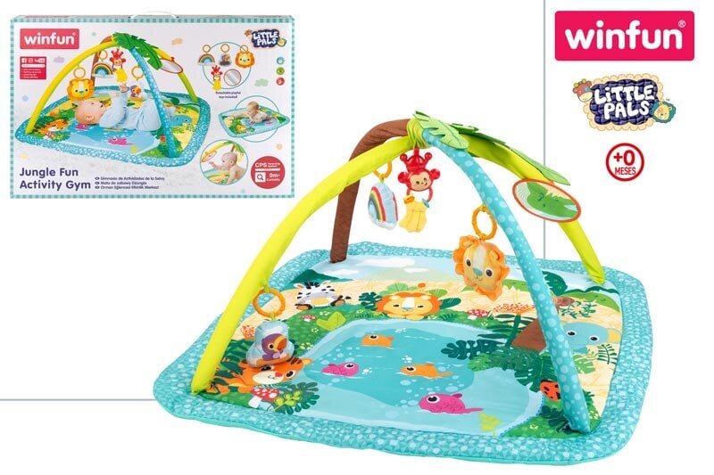 Tegevusvaip beebidele Winfun Little Pals, 0 kuud hind ja info | Imikute mänguasjad | kaup24.ee