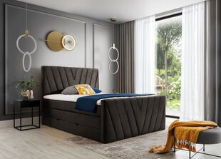 Кровать NORE Candice Nube 22, 140x200 см, коричневый цвет цена и информация | Кровати | kaup24.ee
