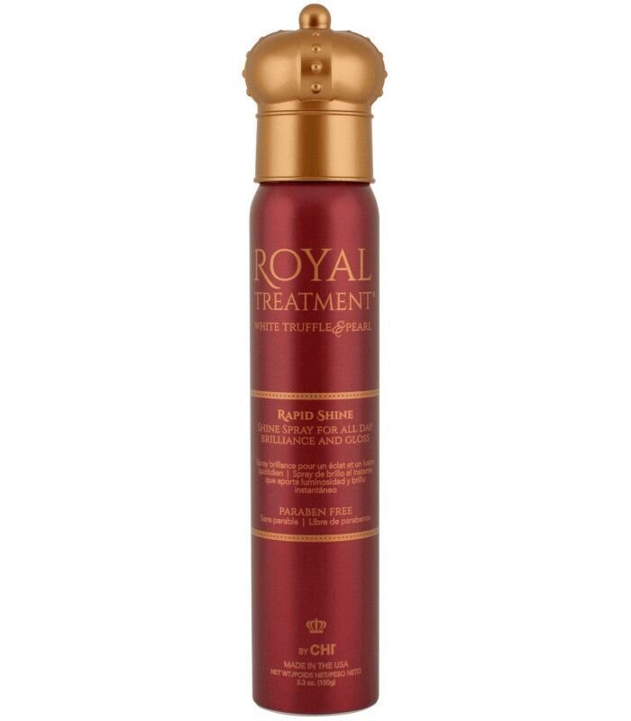 Juustele sära andev sprei CHI Farouk Royal Rapid Shine Treatment, 150 g hind ja info | Viimistlusvahendid juustele | kaup24.ee