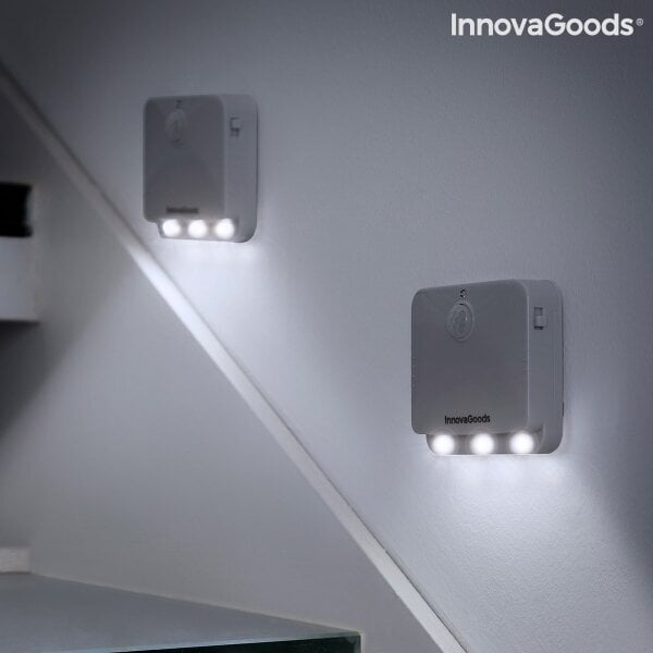 LED-valgustid liikumisanduriga, 2 tk цена и информация | Süvistatavad ja LED valgustid | kaup24.ee