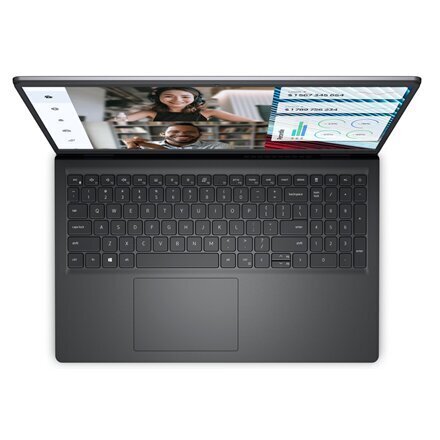 Dell Vostro 15 3520, 15.6 ", WVA, FHD, 1920 x 1080, Anti-glare, i7-1255U, 16 GB, SSD 512 GB, Intel Iris Xe Graphics, Windows 11 Home, ENG, Black hind ja info | Sülearvutid | kaup24.ee