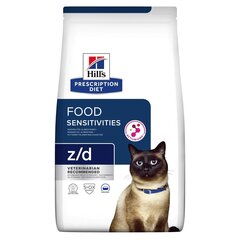 Hill's PD kassidele Sensitivities z/d, 1,5 kg цена и информация | Сухой корм для кошек | kaup24.ee