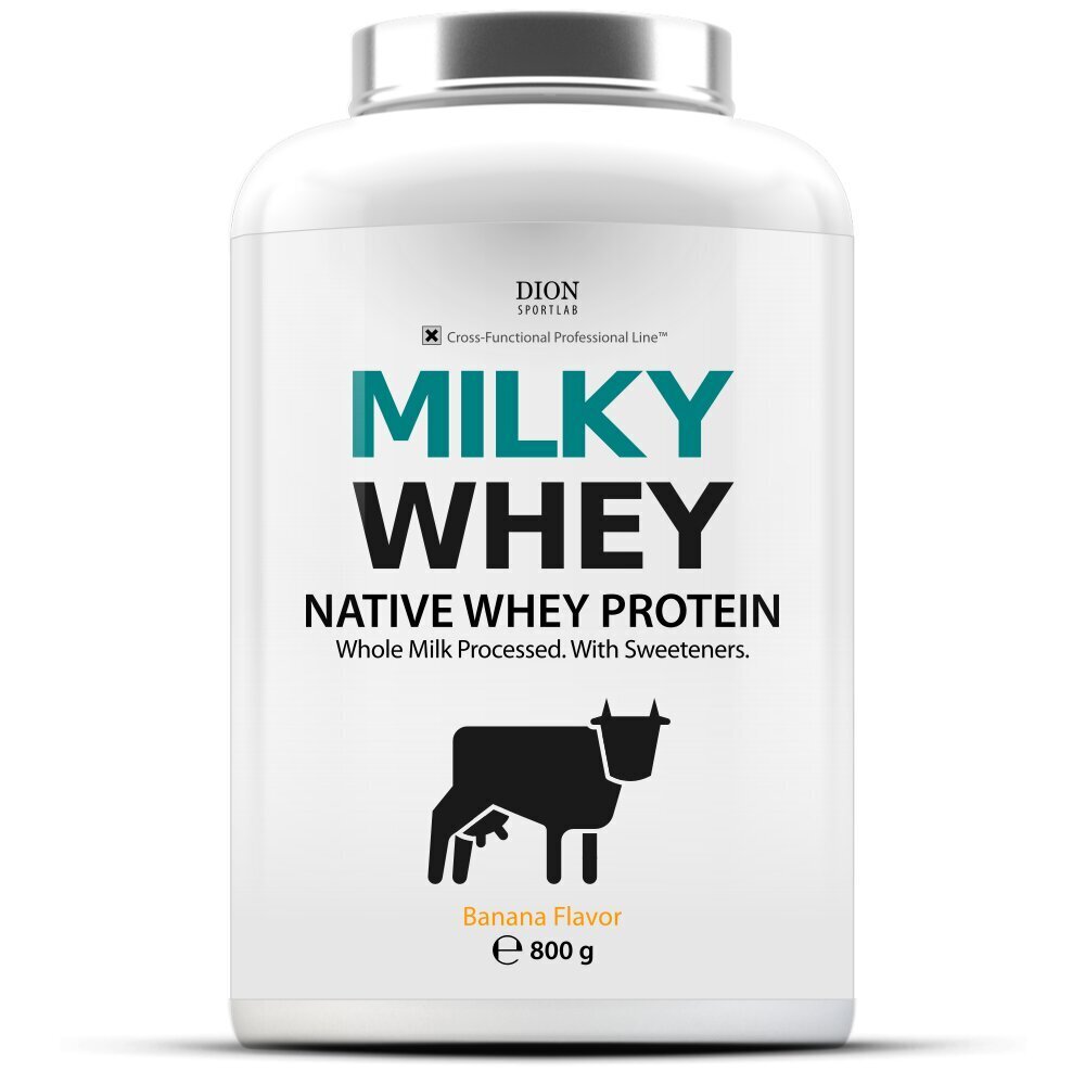 Dion Sportlab Milky Whey, Banana, 900g цена и информация | Proteiin | kaup24.ee