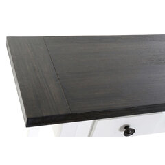 Külglaud DKD Home Decor, puit MDF, (120.5 x 35 x 82.5 cm), valge/must hind ja info | Konsoollauad | kaup24.ee