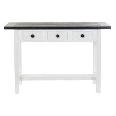 Приставной столик DKD Home Decor, деревянный МДФ, (120,5 x 35 x 82,5 см), белый/черный цена и информация | Столы-консоли | kaup24.ee