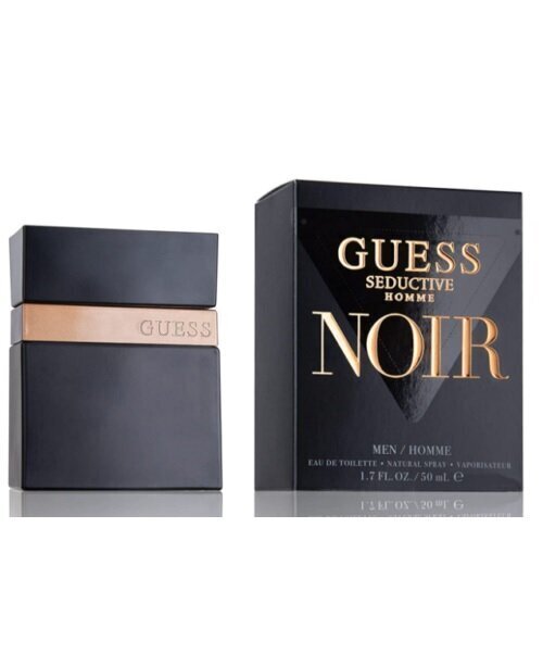 Tualettvesi meestele Guess Seductive Homme Noir EDT 50 ml hind ja info | Meeste parfüümid | kaup24.ee