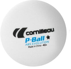 Lauatennise pallid Cornilleau P-BALL 1* (6 tk.) цена и информация | Мячи для настольного тенниса | kaup24.ee
