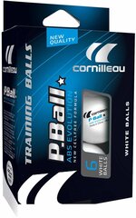 Lauatennise pallid Cornilleau P-BALL 1* (6 tk.) цена и информация | Мячи для настольного тенниса | kaup24.ee