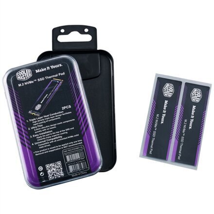 Cooler Master CM M.2 SSD Thermal Pad 60x18x0.5 mm hind ja info | Sülearvuti tarvikud | kaup24.ee