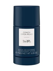 Pulkdeodorant meestele, Coach Open Road, 75 g. hind ja info | Lõhnastatud kosmeetika meestele | kaup24.ee