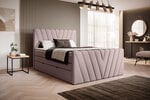 Кровать NORE Candice Gojo 101, 160x200 см, розовый цвет