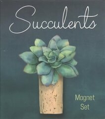 Succulents Magnet Set цена и информация | Книги по садоводству | kaup24.ee