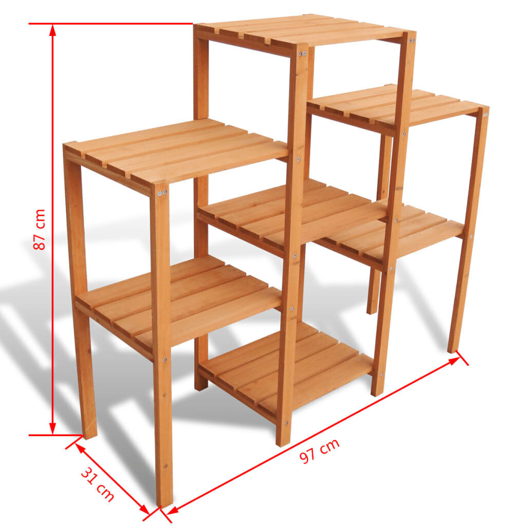 Aia taimealused 97 x 31 x 87 cm цена и информация | Vaasid, alused, redelid lilledele | kaup24.ee