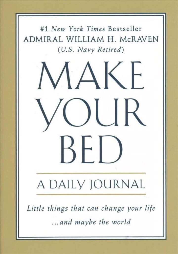 Make Your Bed: A Daily Journal: A Daily Journal hind ja info | Eneseabiraamatud | kaup24.ee