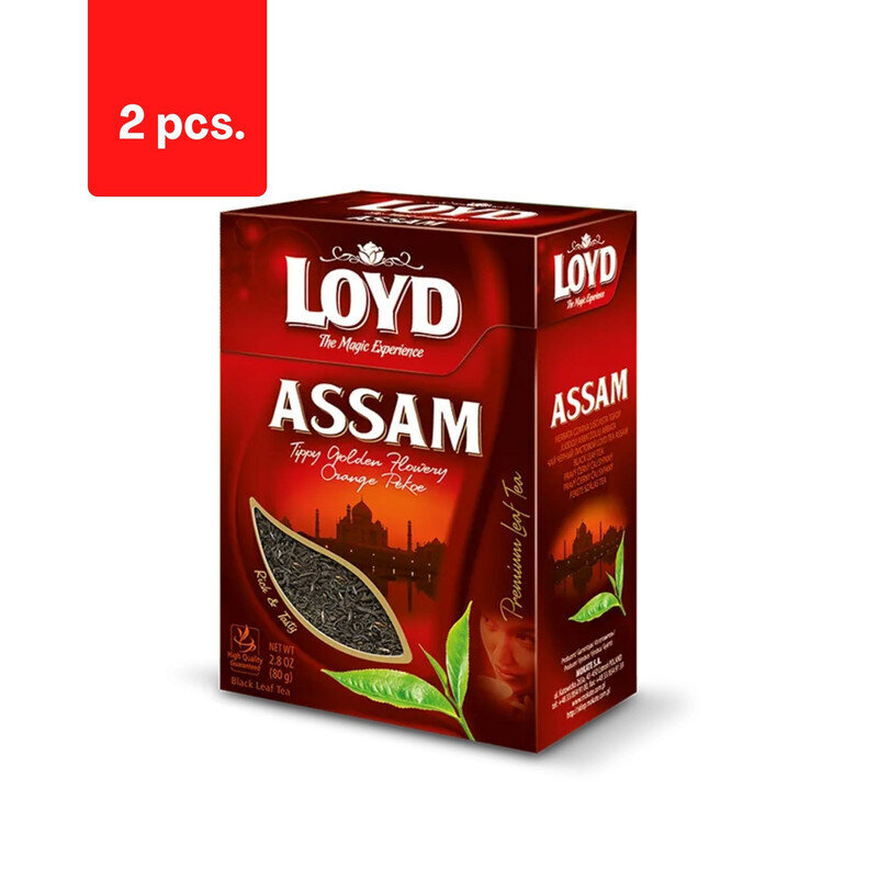 Lahtine must tee LOYD Assam, 80g x 2 tk. pakett цена и информация | Tee | kaup24.ee