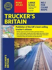 Philip's Trucker's Road Atlas of Britain: (Spiral A3) hind ja info | Reisiraamatud, reisijuhid | kaup24.ee