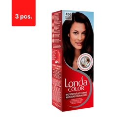 Краска для волос LONDA Dark Brown, 4/00 х 3 шт. цена и информация | Краска для волос | kaup24.ee