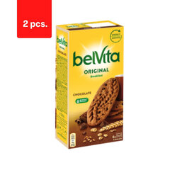 Kakaoküpsised BELVITA COCOA šokolaaditükkidega, 300 g x 2 tk. pakett hind ja info | Maiustused | kaup24.ee