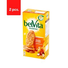 Küpsised BELVITA NUTS & HONEY pähklite ja meega, 300 g x 2 tk. pakett hind ja info | Maiustused | kaup24.ee