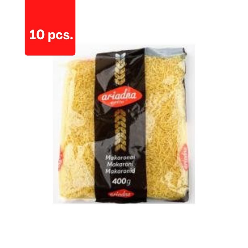 Pasta ARIADNA, vermišellid, 400 g x 10 tk. pakett hind ja info | Makaronid | kaup24.ee