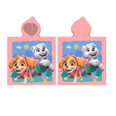 Lasterätik poncho Paw Patrol, 55x110 cm цена и информация | Полотенца | kaup24.ee