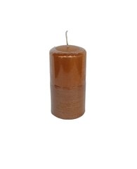 Цилиндрическая свеча Steinhart Alma gold, 2 шт, оранжевая, 11 х 5,7 см цена и информация | Свечи, подсвечники | kaup24.ee