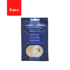 Ingver SANTA MARIA, jahvatatud, 20 g x 9 tk. pakett hind ja info | Vürtsid, vürtsikomplektid | kaup24.ee