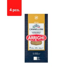 Pasta ARRIGHI Cannelloni, suured torud, 250 g x 4 tk. pakett hind ja info | Makaronid | kaup24.ee