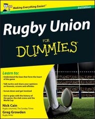 Rugby Union For Dummies 3e 3rd UK Edition цена и информация | Книги о питании и здоровом образе жизни | kaup24.ee
