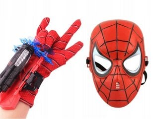 Kinnas Spiderman kleepuvate kuulide ja maskiga цена и информация | Игрушки для мальчиков | kaup24.ee