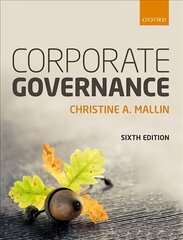 Corporate Governance 6th Revised edition цена и информация | Книги по экономике | kaup24.ee