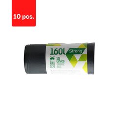 Мешки для мусора SORTEX, 160 л, 50 мк, 75 х 115 см, 10 шт. х 10 шт. цена и информация | Мусорные мешки | kaup24.ee