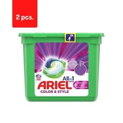 Капсулы для стирки Ariel Complete, 23 шт. х 2 шт. цена и информация | Моющие средства | kaup24.ee