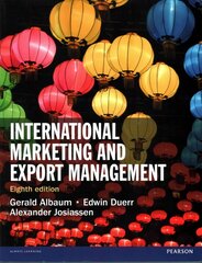 International Marketing and Export Management 8th edition цена и информация | Книги по экономике | kaup24.ee