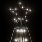 Koonusekujuline kunstkuusk vidaXL, külm valge, 1134 LEDi, 230 x 800 cm цена и информация | Kunstkuused | kaup24.ee